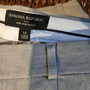 NWT Banana Republic Gray Dress Pants Sz. 14